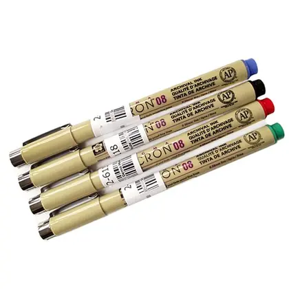Линер Sakura Pigma Micron, (0.8) 0,5 мм., , Чёрный, PIGMA Micron (XSDK08#49)