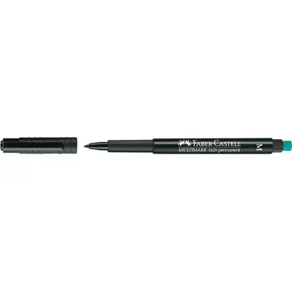 Маркер перманентний Faber-Castell OHP Multimark 1,0 мм. M Чорний, Multimark (152599)