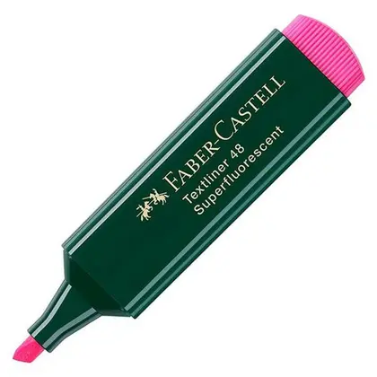 Маркер текстовидільний Faber-Castell 1-5 мм. Рожевий, Textliner 1548 (154828)