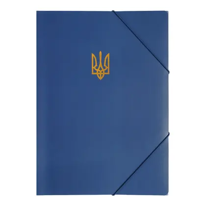 Папка на гумках Buromax А4 Темно-синя, Ukraine (BM.3972-03)