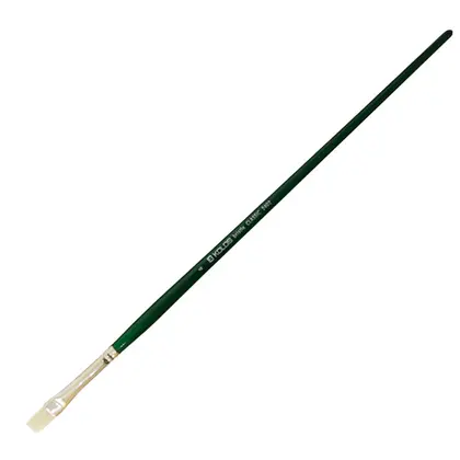 Пензель щетина Kolos Classic плоский №4 довга ручка, 2402F (4224020F04)
