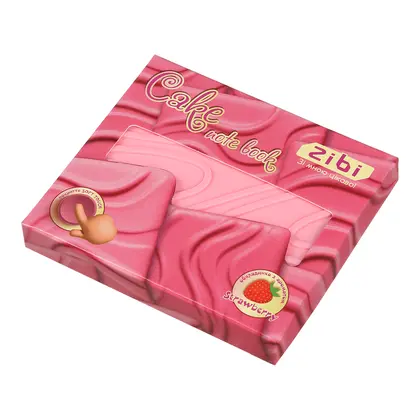 Блокнот ZiBi 90*90 мм., 80 аркушів ароматизований, CAKE (ZB.12470-10)