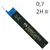 Грифель для карандаша Faber-Castell SUPER-POLYMER, 0,7 мм. 2Н, (120712)