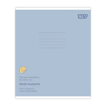 Зошит шкільний YES 24 аркушів клітинка, Small moments (768690)