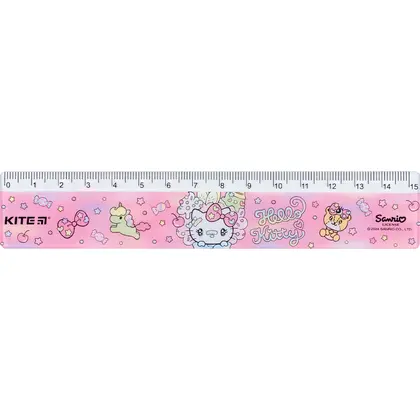 Лінійка KITE 15 см. Hello Kitty (HK24-090-2)
