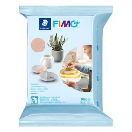 Полимерная глина самозастывающая FIMO Air, 1 кг., бледно-розовая, (8101-43 09)