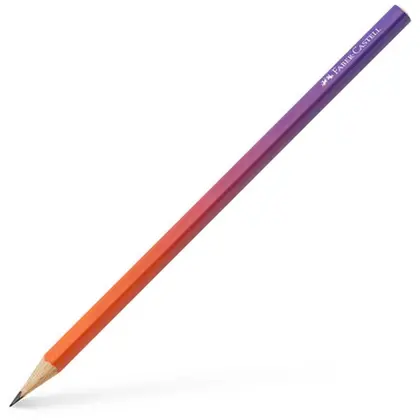 Чернографитный карандаш Faber-Castell, B, трехгранный, PUNCHY MELON, (118404)