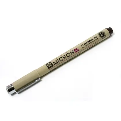 Линер Sakura Pigma Micron, (0.5), 0,45 мм., , Сепія, PIGMA Micron (XSDK05#117)