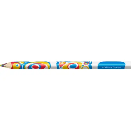 Кольоровий олівець Faber-Castell 3 в 1 JUMBO Різнокольоровий, FANTASY COLOURS BASIC (116571)