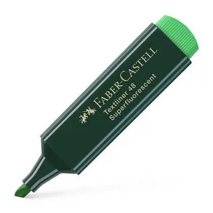 Маркер текстовидільний Faber-Castell 1-5 мм. Зелений, Textliner 1548 (154863)