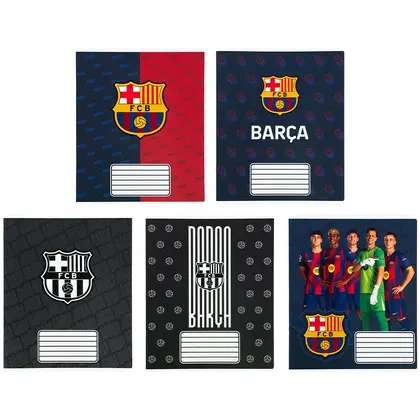 Набір шкільних зошитів KITE в упаковці 20 шт., по 18 аркушів лінія, FC Barcelona (BC26-237 У)
