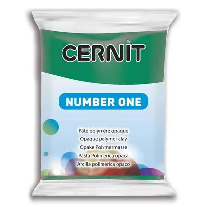 Полімерна глина Cernit Number One 56 г. Смарагдовий зелений, (CR-CE0900056620)