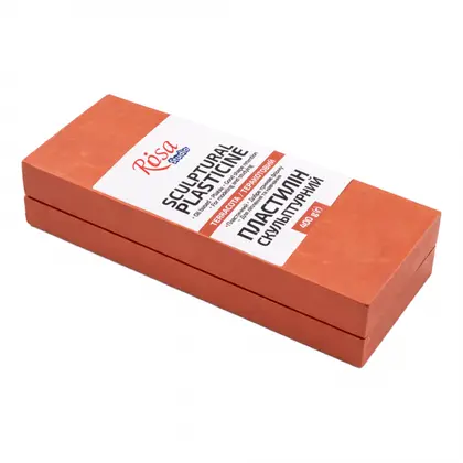 Пластилін скульптурний Rosa Studio 400 г. Теракотовий, (501306)