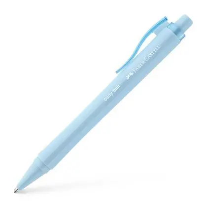 Ручка Faber-Castell Daily шариковая, ХВ, Автоматическая, Sky Blue, (140689)