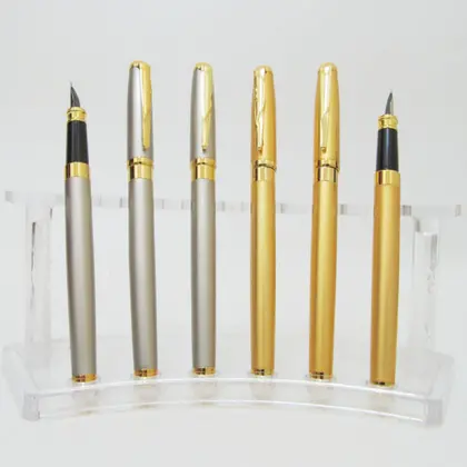 Ручка перьевая BAXIN, Gold, (FP-801)