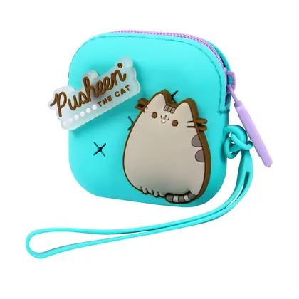 Гаманець YES 8,5*8,5*2,5 см. Силікон, Блакитний, Pusheen Summer (533830)