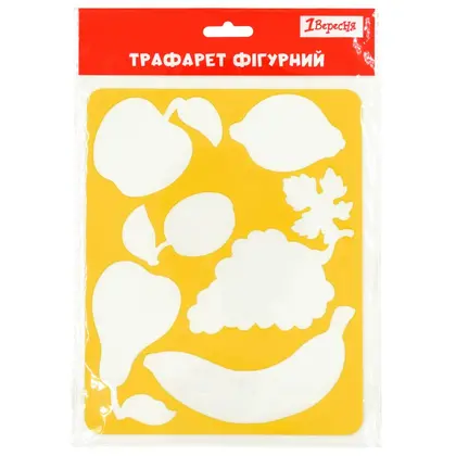 Трафарет дитячий 1 Вересня 1 шт., 20*16 см. Фрукти (940371)