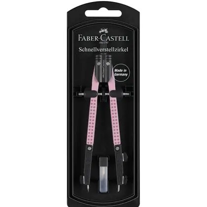 Циркуль Faber-Castell до 390 мм. QUICK SET COMPASS GRIP (174021)