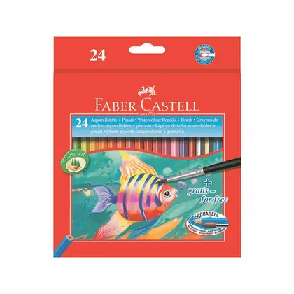 Акварельные карандаши в наборе Faber-Castell, 24 цвета, (114425)