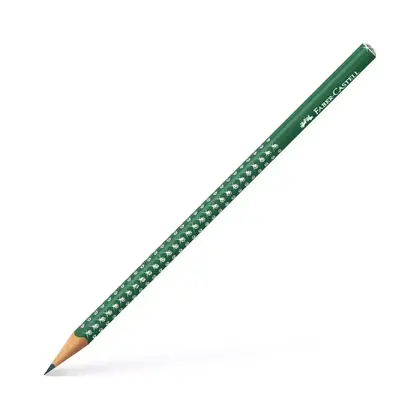 Чернографитный карандаш GRIP SPARKLE, , тригранний, FOREST GREEN, (118239)