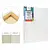 Холст на подрамнике, боковая натяжка ROSA Studio, 30*35 см., хлопок, акриловый грунт, белый, (GPA5253035)