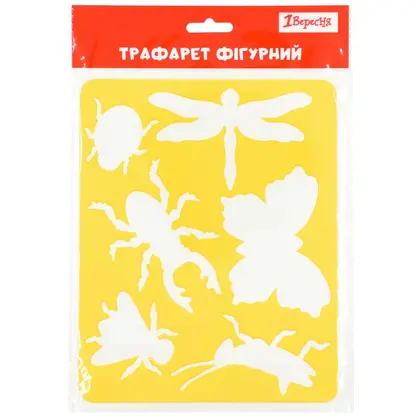 Трафарет дитячий 1 Вересня 1 шт., 20*16 см. Комахи (940365)