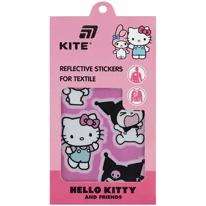 Стикеры для текстиля KITE, 6 шт., Hello Kitty, светоотражающие, (HK25-114)
