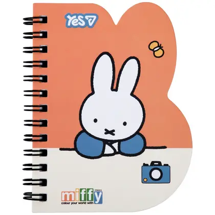 Блокнот YES B7, 60 аркушів клітинка, Miffy Camera (152219)