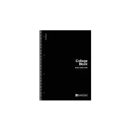 Коледж-блок Школярик А4+, 80 аркушів 70 г/м2, Чорний, Student (A4-080-6720K)