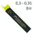Грифель для механического карандаша Faber-Castell, 0,3 мм. B, , (120301)