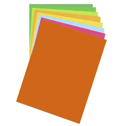 Папір для дизайну Folia Fotokarton В2, 50*70 см. 300 г/м2, №41 Світло-Оранжевий, (1686801041)