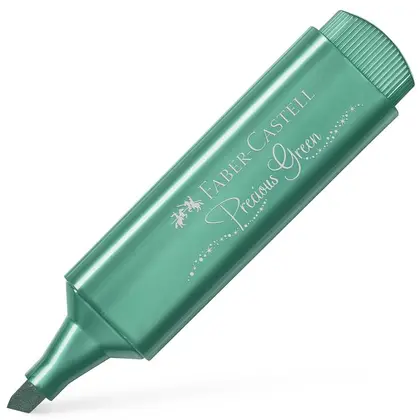 Маркер текстовидільний Faber-Castell 1-5 мм. Metallic, Смарагдовий металік, Textliner 46 (154639)
