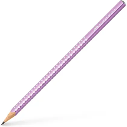 Чернографитный карандаш Faber-Castell GRIP SPARKLE, VIOLET METALLIC, (118263Р)