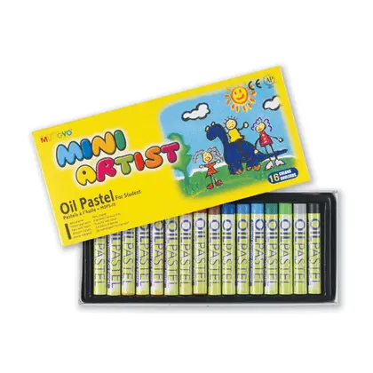 Пастель олійна в наборі Mungyo 16 кольорів круглая, MINI MOPS-16 (94100641)