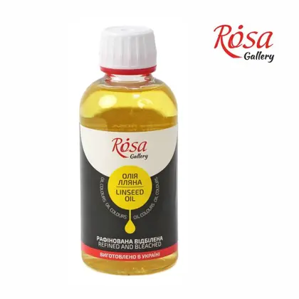 Олія для живопису ROSA Gallery 250 мл. льняна рафінована відбіленна, (75400250)