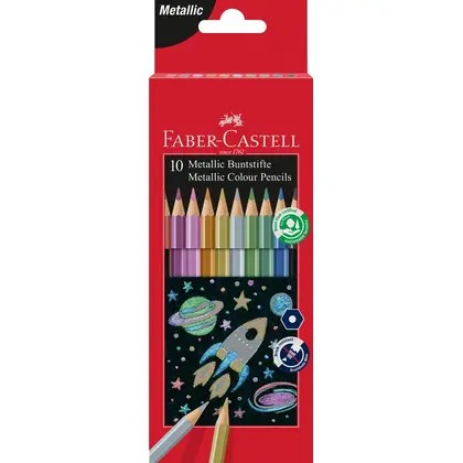 Кольорові олівці в наборі Faber-Castell 10 кольорів (201583)