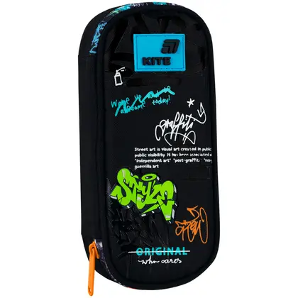 Пенал школьный KITE, 1 отделение, Street Style, (K26-662-19)