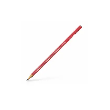 Чернографитный карандаш GRIP SPARKLE, , тригранний, CANDY CANE RED, (118240)