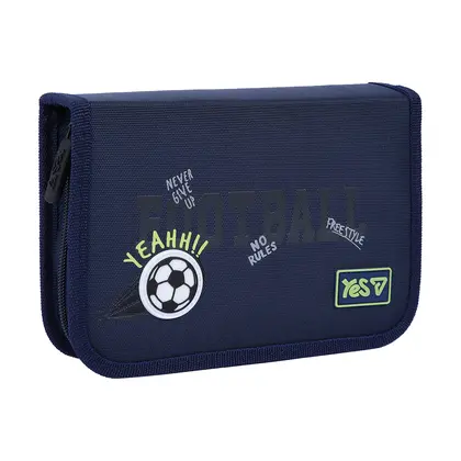 Пенал шкільний YES 1 відділення Football (533869)