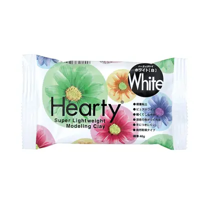 Полімерна глина самозастигаюча PADICO 40 г. для квітів, Біла, Hearty (1513251)