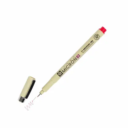 Линер Sakura Pigma Micron, (0.3) 0,35 мм., , Красный, PIGMA Micron (XSDK03#19)