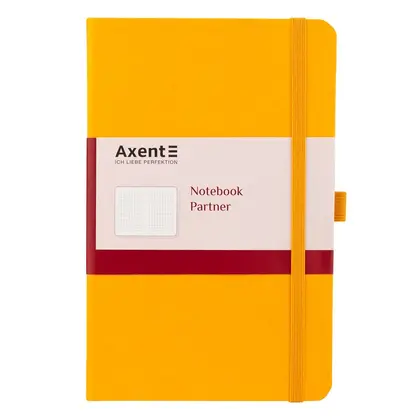 Блокнот Axent Partner, 95*140 мм., 96 листов, клетка, Желтый, (8301-08-A)