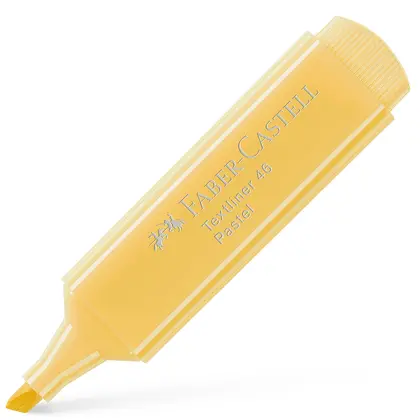 Маркер текстовидільний Faber-Castell 1-5 мм. Pastel, Ванільний, Textliner 46 (154667)