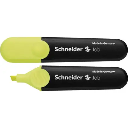 Маркер текстовидільний Schneider 1-5 мм. клиноподібний, Жовтий, JOB (S1505)
