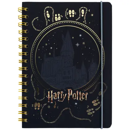 Блокнот KITE А5, 80 аркушів на спіралі, Harry Potter (HP26-190)