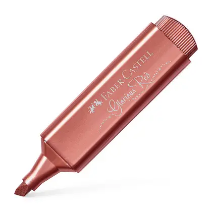 Маркер текстовидільний Faber-Castell 1-5 мм. Metallic, Червоний металік, Textliner 46 (154673)