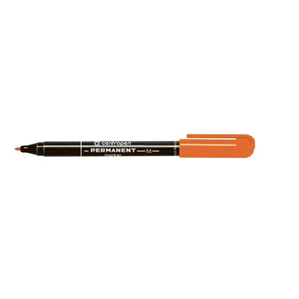 Маркер перманентний Centropen 2846 1 мм. Помаранчовий, (2846/06)