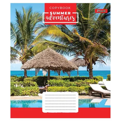 Зошит шкільний 1 Вересня 18 аркушів клітинка, Summer adventures (765426)