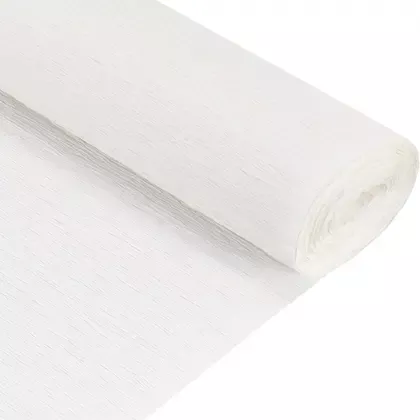 Гофрований папір Santi 50*200 см. 230%, Білий, (708081)