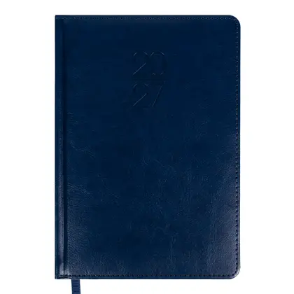 Щоденник датований LEO Planner 2027 A5, 368 сторінок Твердий, Синій, Vector (252758)